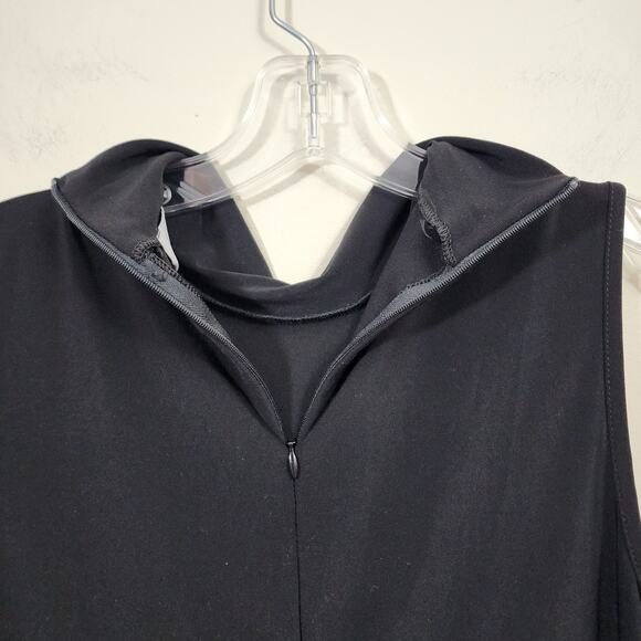 Joseph Ribkoff soft mock neck mixed material sleeveless blouse blouse woman's 6 - Picture 6 of 11